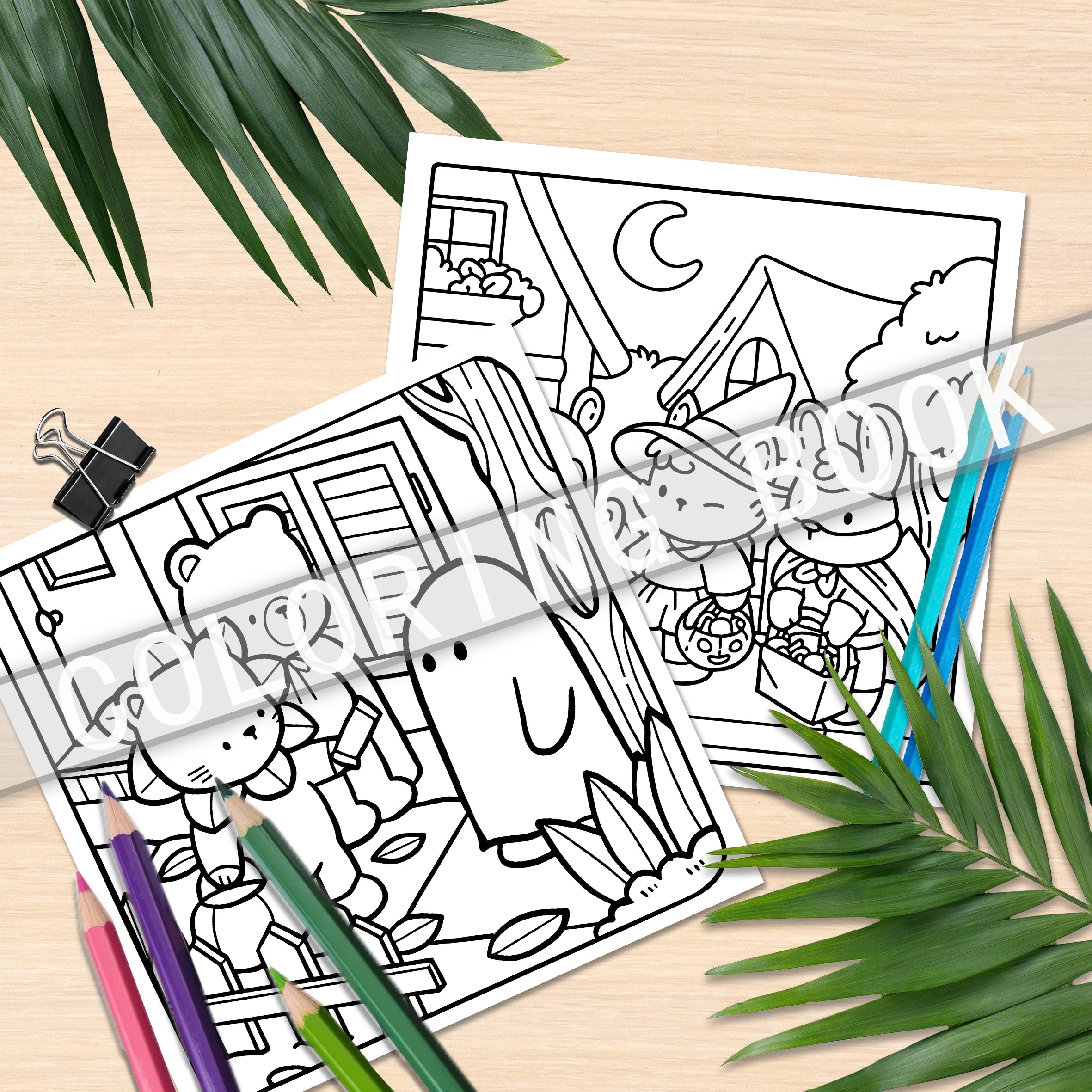 Engaging Picture Book: Mummy and Little Ghost Story – Fun Family Life Adventures with Interactive Coloring Book Elements - Sun Studio