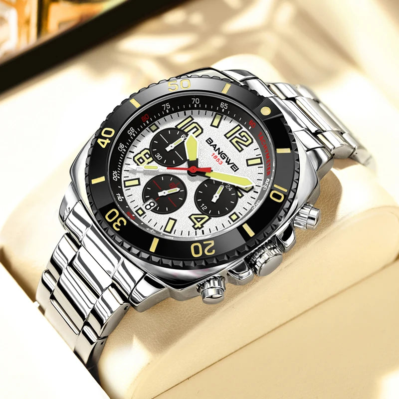 LIGE Men Military Watch Waterproof Wristwatch LED Quartz Clock Sport Watch Male Watches Men Business Clock Relogios Masculino