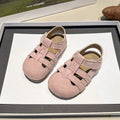 Summer Lightweight Sandals for Girls Rome Style Non-Slip Sole Toddler Baby Beach Sandals Kids Outdoor School Casual Daily Wear - Sun Studio