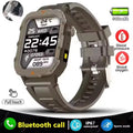 Men Smart Watch Bluetooth Call Sleep Heart Rate Healthy Monitor Outdoor LED Flashlight Waterproof Sports Watches For Android IOS - Sun Studio