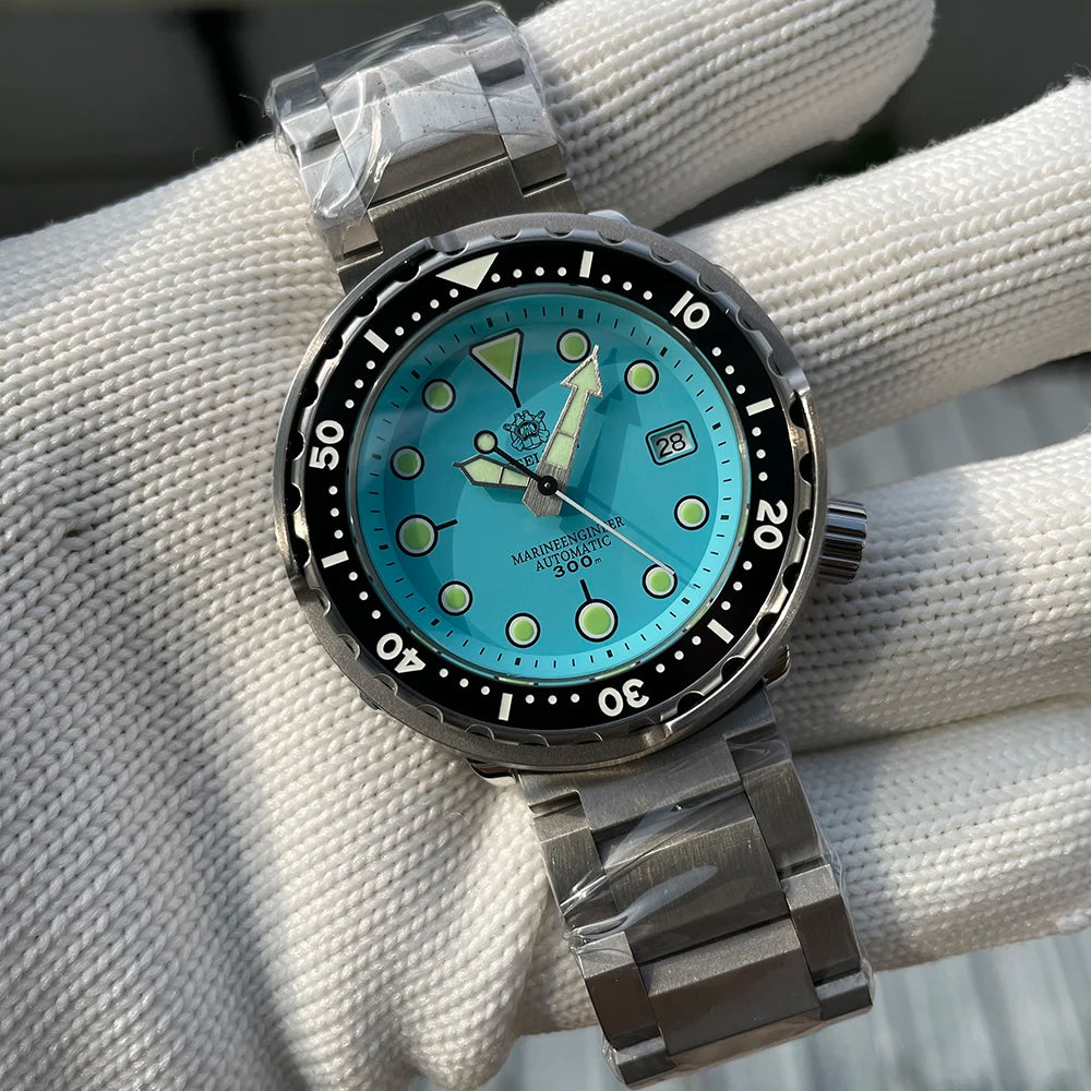 STEELDIVE SD1975 Luxury Automatic Watches Men Dive Watch 30Bar Waterproof Luminous Clock Sapphire Mirror Mechanical Wristwatch