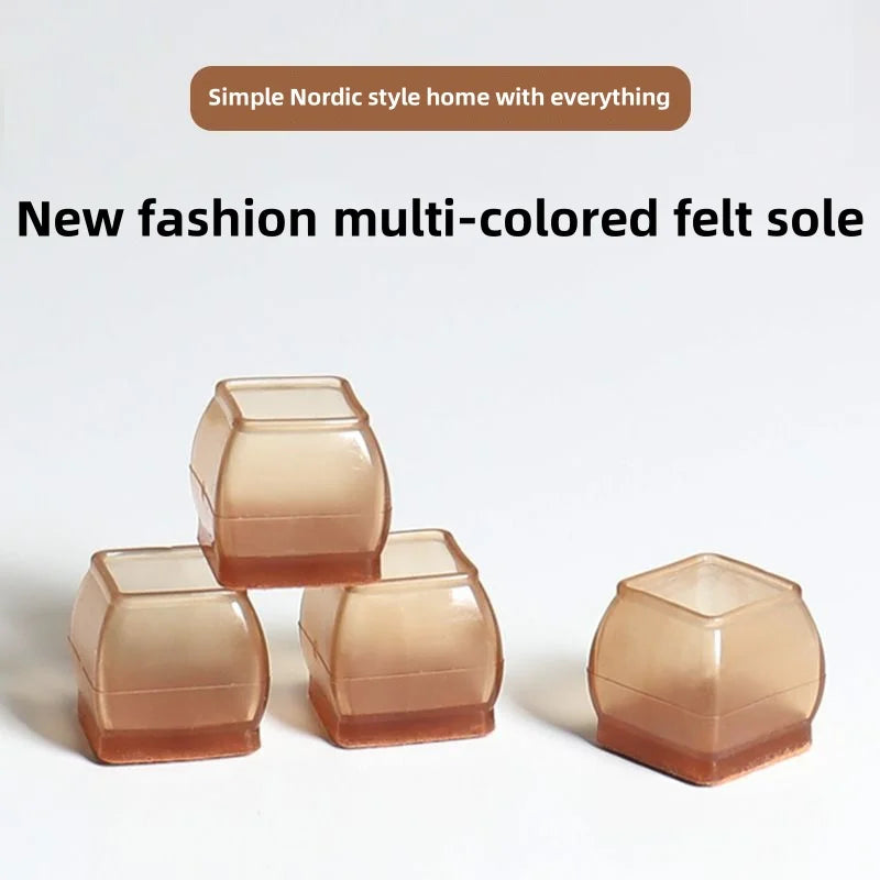 16Pcs Silicone Furniture Non-Slip Legs Pads Chair Leveling Feet Mat Hardwood Floors From Scratches Protectors Mat Home Decor - Sun Studio
