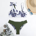 2026 Asymmetric Print String Bikini Set Sexy Swimsuit Women Swimwear Female Bathers Bathing Swimming Swim Suit Beachwear Summer - Sun Studio