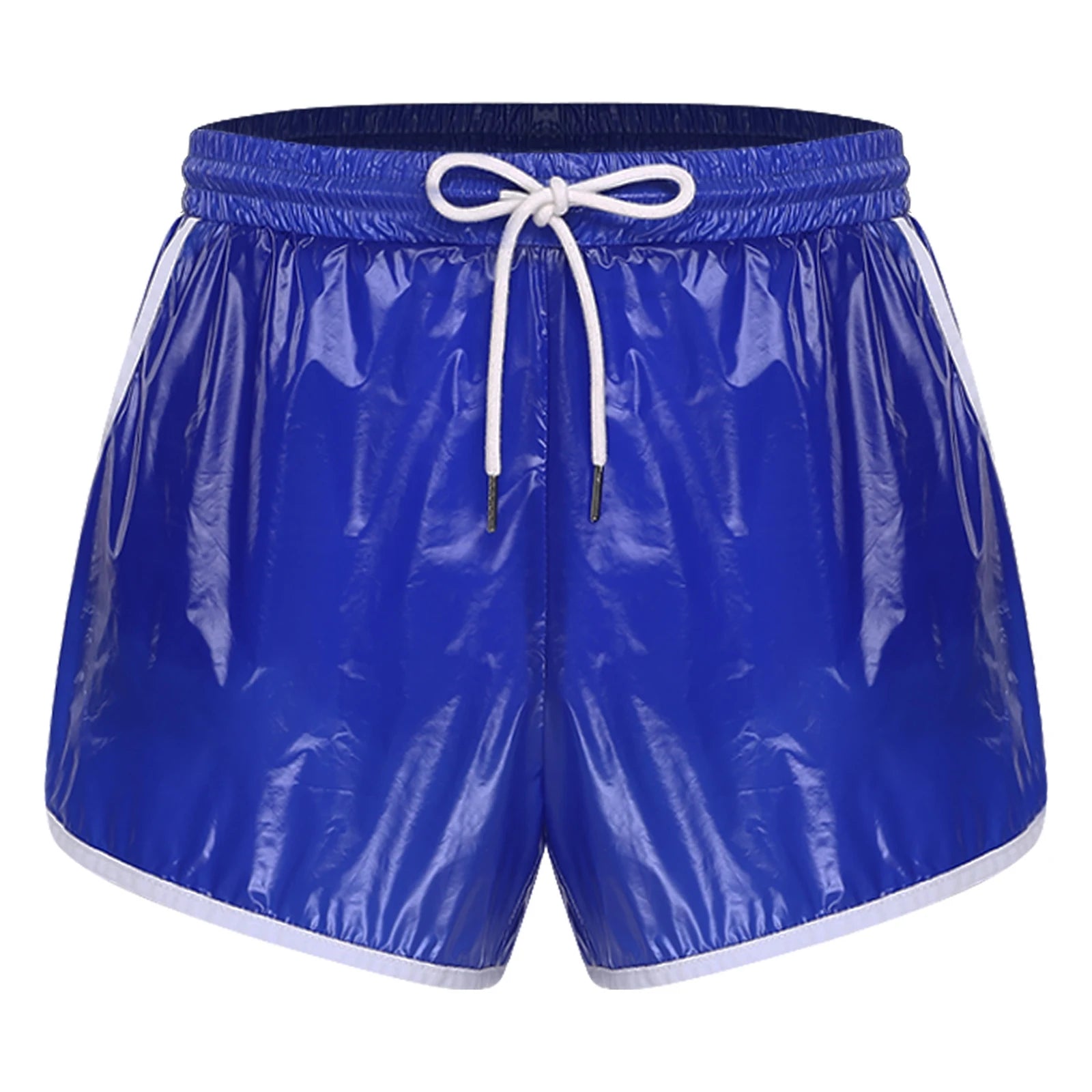 Mens Swimsuit Drawstring Seams Swim Shorts with Pockets Waterpoof Swimming Trunks Shorts Elastic Waistband Swimming Bathing Suit - Sun Studio