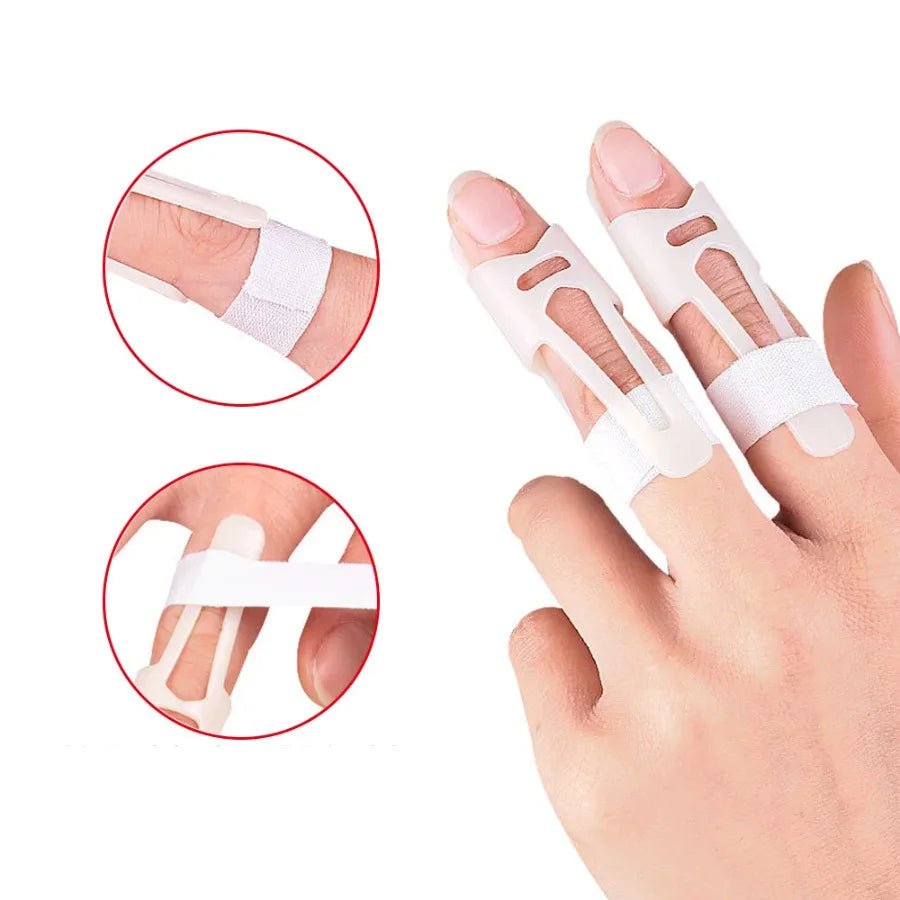 1x Finger Splints Mallet Brace Plastic Finger Support Immobilizer Joint Protection Holder Injury Mallet Sports Finger Protector - Sun Studio