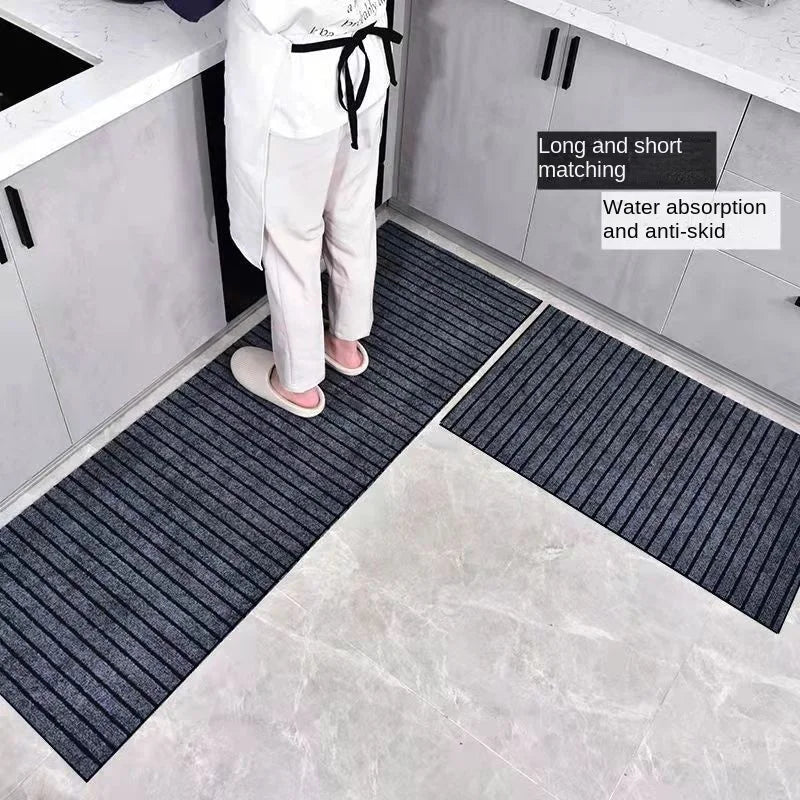 High Quality Entrance Door Mat Flooring Kitchen Entrance Mat Water and Oil Absorbent Anti-slip Mat Indoor and Outdoor Decoration - Sun Studio