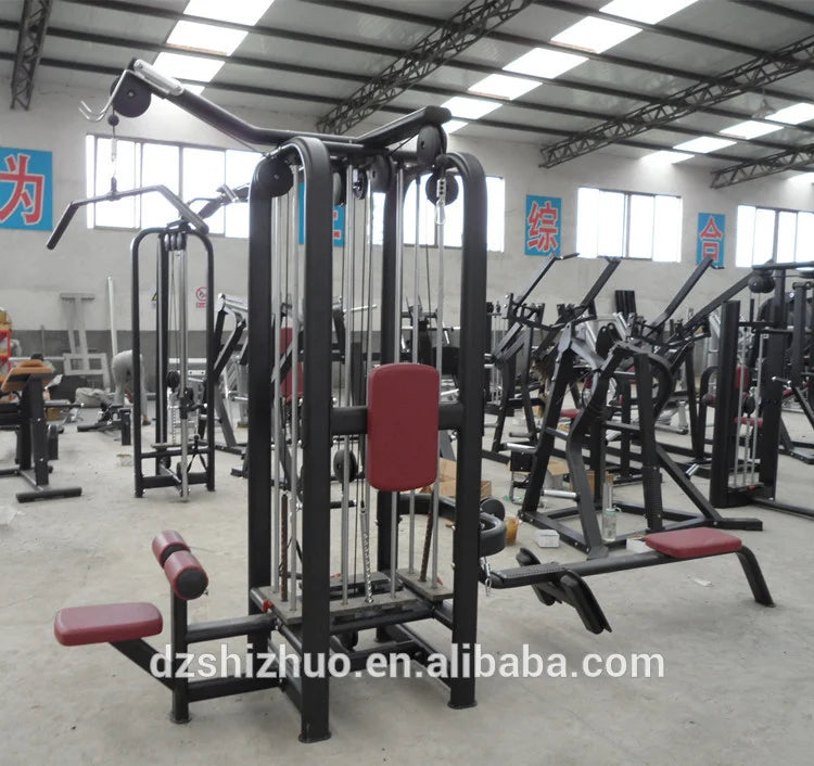 Multi Functional Commercial Gym Exercise Fitness Equipment Multi Jungle 5 Stations - Sun Studio