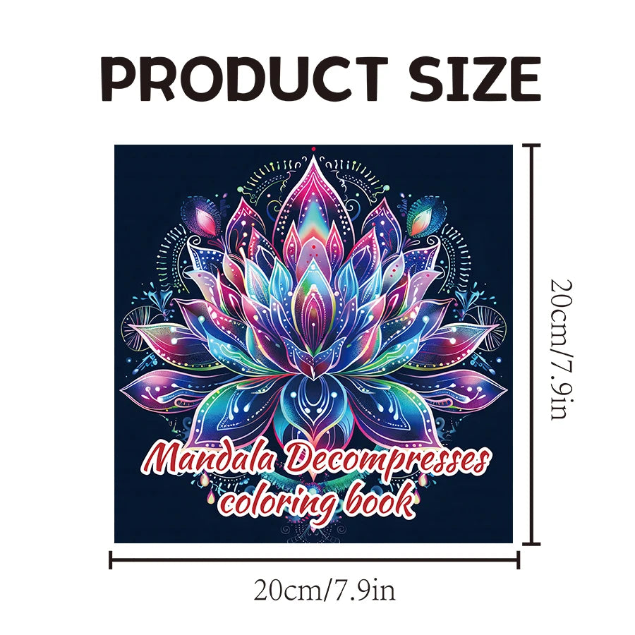 Mandalas Coloring Book for Adults: Stress Relief Adult Picture Book for Creative Color Practice - Sun Studio