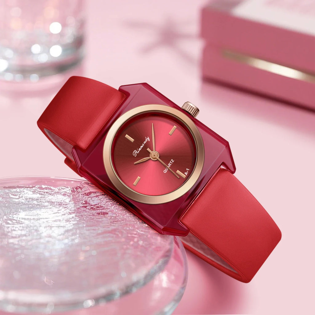 Simple Women‘s Watch Silicone Strap Watches Women Quartz Clock Ladies Wristwatch Christmas Festival Gift Valentine's Day - Sun Studio