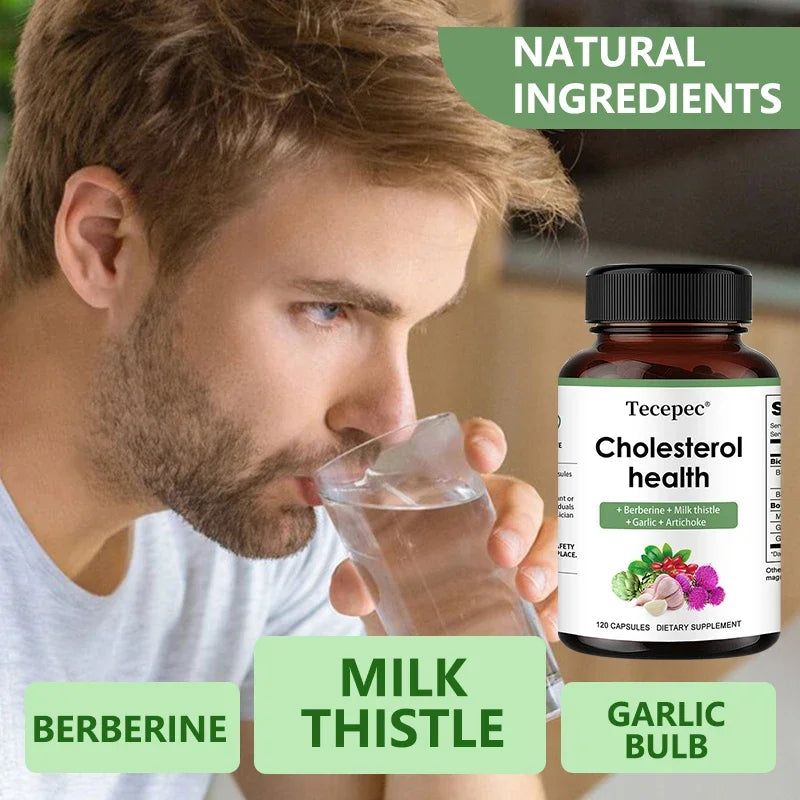 Cholesterol Supplements - Improves Blood Circulation, Supports Cardiovascular Health, and Strengthens The Immune System - Sun Studio