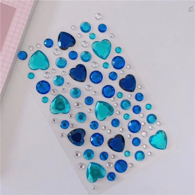 Glitzer Gesicht Aufkleber für Kinder Strasssteine für Augen Gesicht Diamanten Helle Aufkleber Festival Makeup Juwelen Aufkleber ZS006