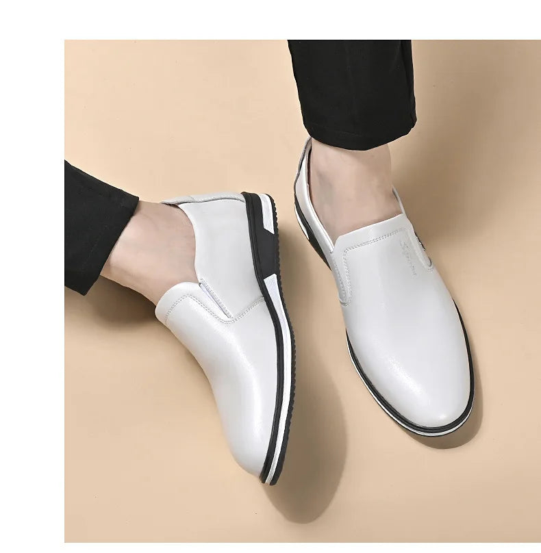 Brand Leather Shoes for Men Designer Loafers High Quality Adult Moccasins Men Driving Shoes Male Footwear Men's Formal Shoes - Sun Studio