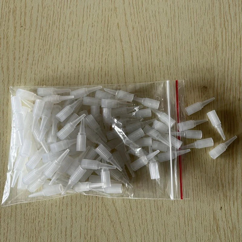 100p 1RL/3RL/5RL/5F/7F Individual Packed Eyebrow Tattoo Tip Permanent Makeup Machine Tattoo Needle Tip Tattoo Nozzle Needle Caps - Sun Studio