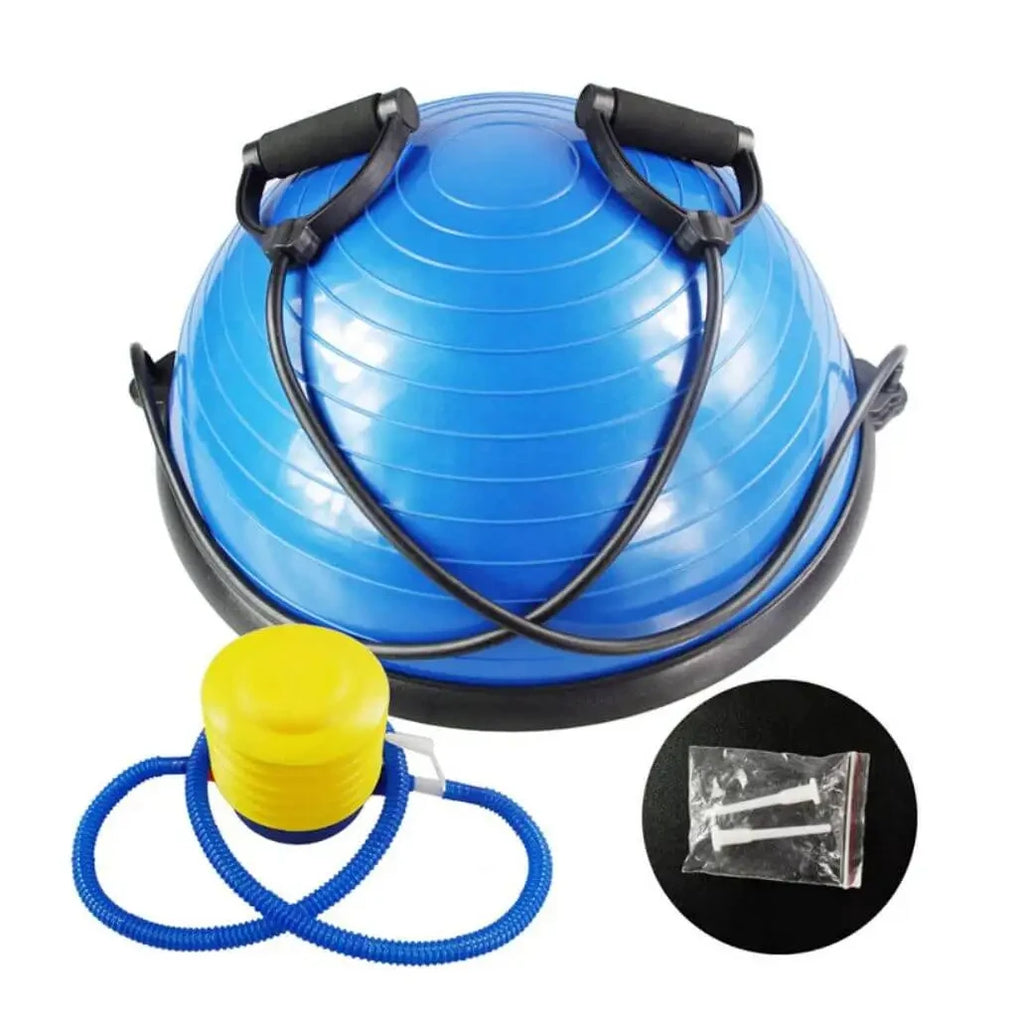 hit yoga wave speed ball,special fitness ball,balance hemisphere,fitness ball,home yoga fitness equipment,blue - Sun Studio