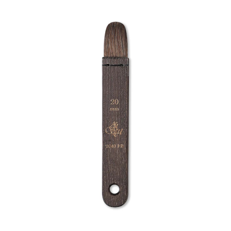 ArtSecret  2040F 2040FB Hake Watercolor Painting Brush Pony Mixed Ox Ear Hair Wood Handle Artist Tool For Gouache - Sun Studio