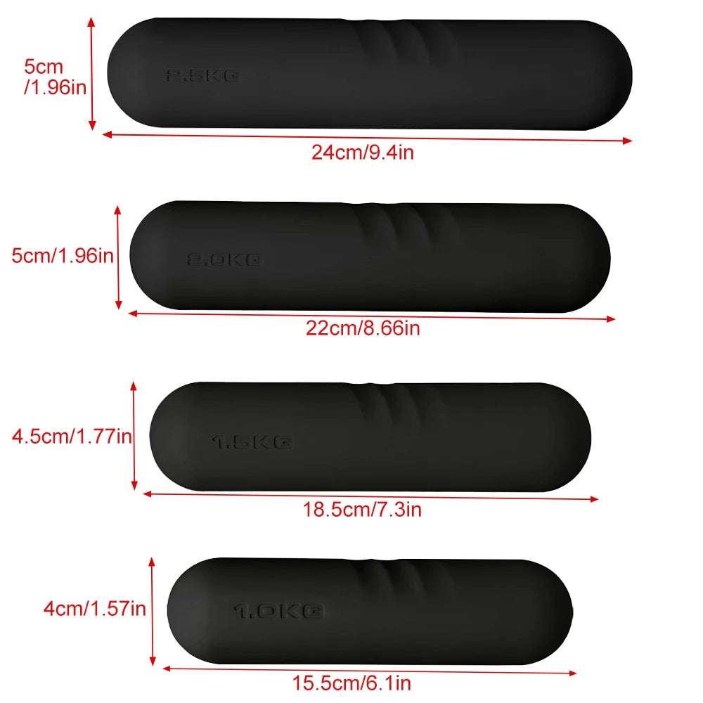1Pcs Dumbbell Hand Weight Bars,1/1.5/2/2.5kg Dumbbells for Walking,Workout,Pilates,Strength Training, Gym,RunningYoga,Dance - Sun Studio