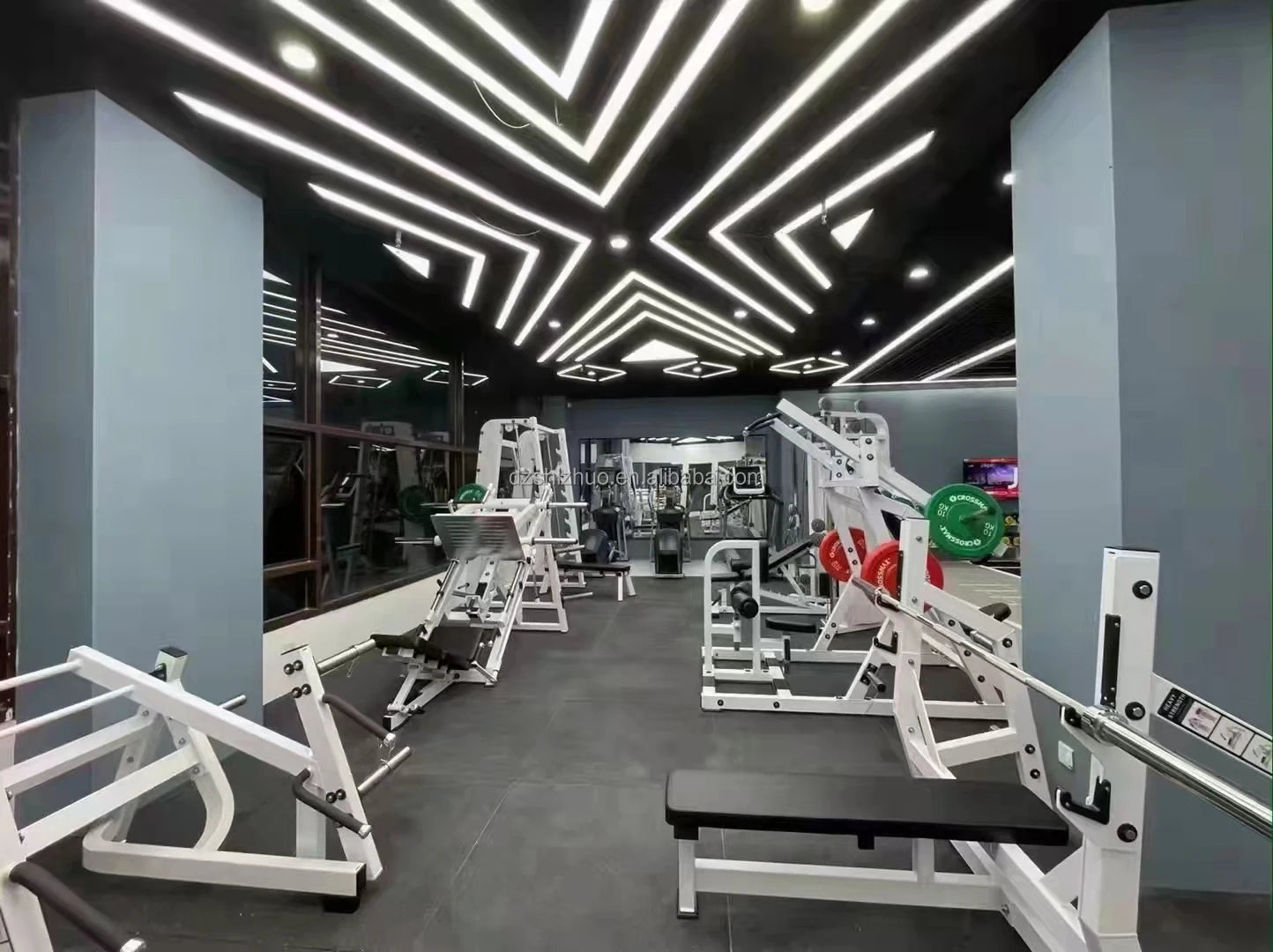 Shizhuo High End Commercial Plate Loaded Gym Fitness Equipment Machine Dumbbell Rack-Double - Sun Studio
