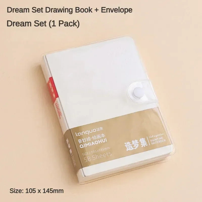 LANGUO Portable 300G Thick Cotton Watercolor Tearable Book Coated Paper Medium Rough Texture Album Sketchbooks School Stationery