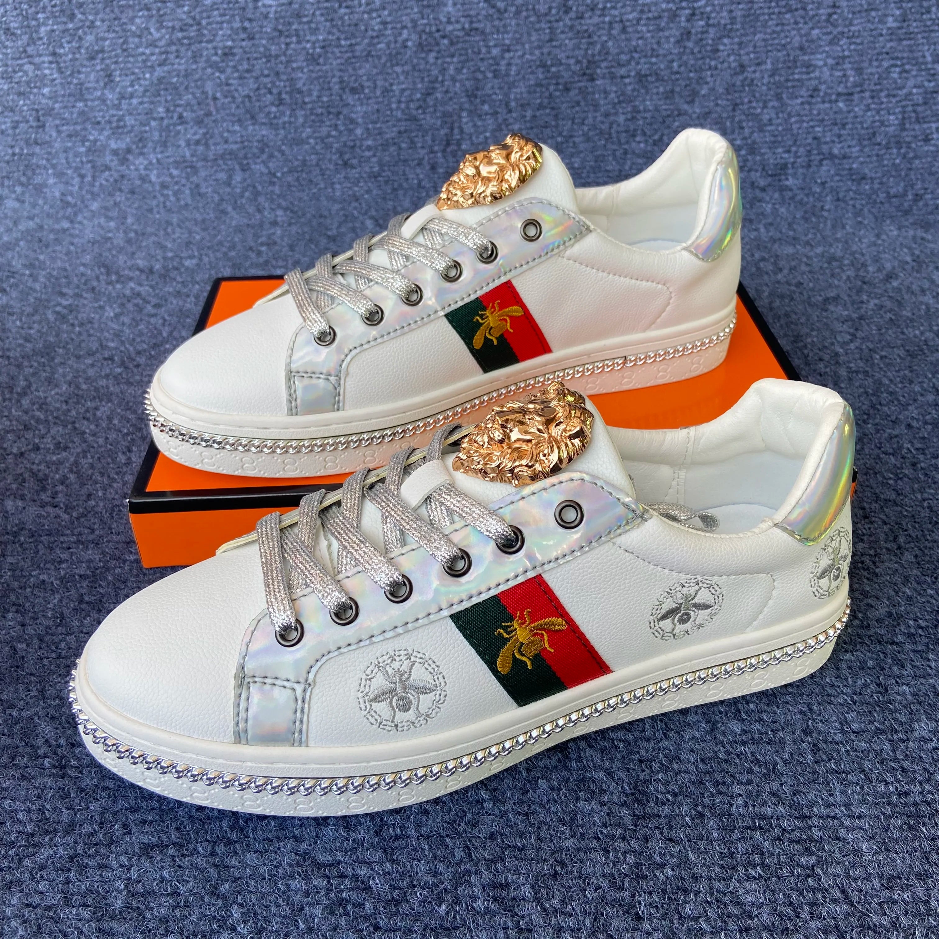 original shoes brand premium shoes for man high quality casual shoes for man casual sneakers for man trainers luxury black white - Sun Studio