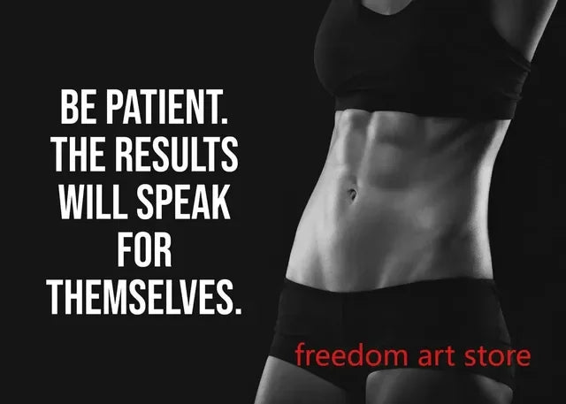 Gym Motivation Muscle Man Bodybuilding Fitness Strength Barbell Art Poster Canvas Painting  Wall Print Picture for Home Gym Deco - Sun Studio