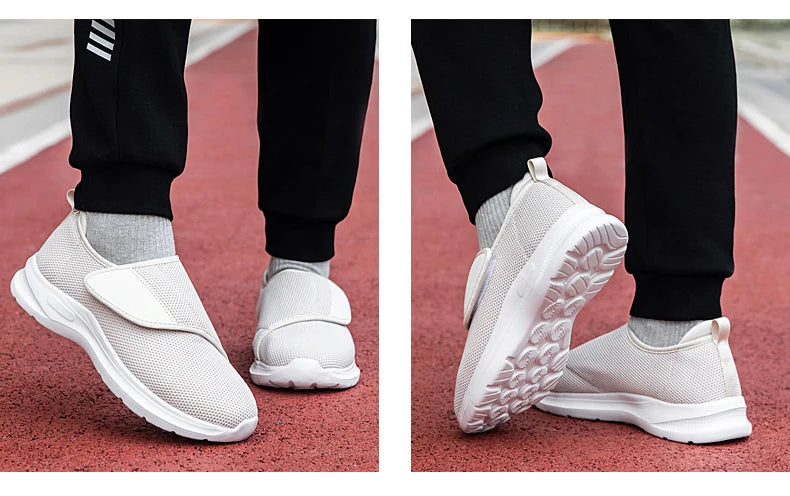 Winter Women Orthopedics Wide Feet Swollen Walking Casual Shoes Thumb Eversion Adjusting Soft Comfortable Diabetic Man Shoes - Sun Studio