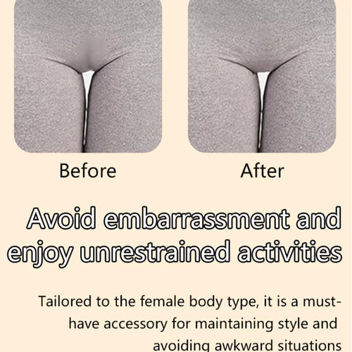 1 Piece Invisible Concealer Panties Silicone Reusable for Swimsuit Underwear Camel Toe Leggings Privacy Stickiness Self-Adhesive - Sun Studio