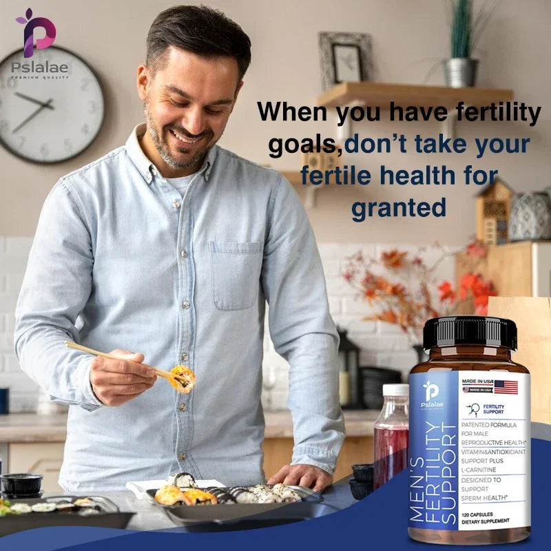 Male Fertility Supplements | Count & Motility Support | Fertility Support Includes L-Carnitine, Zinc & Folic Acid - Sun Studio