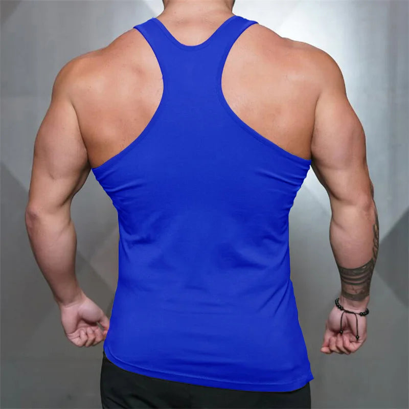 Gym Bodybuilding Muscle Shirts Summer Sleeveless Cotton Breathable Tank Tops Mens Fitness Sport Irregular Hem Hip Hop Singlets - Sun Studio