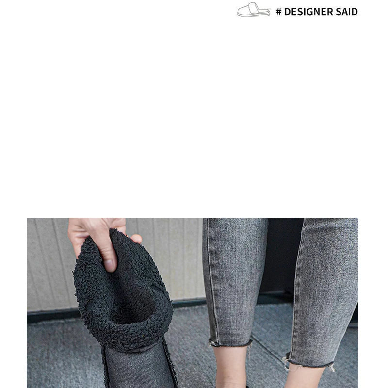 Winter Men Slippers Warm Cotton Shoes Casual Slides EVA Plush Shoes Comfortable Light  Slippers Indoor Shoes For Couple 36-47 - Sun Studio