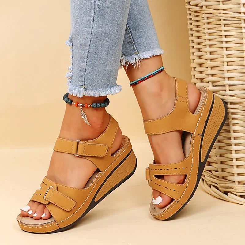 Summer Wedge Sandals for Women 2025 New Fashion Non Slip Beach Shoes Woman Lightweight Casual Platform Sandalias Mujer Plus Size - Sun Studio
