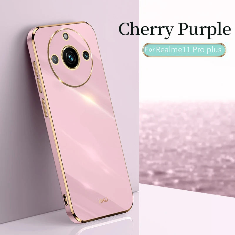 For Realme 11 Pro Plus 5G Case Soft TPU Cover High Quality Anti-fingerprint Camera Protection Case For Realme 11 Pro