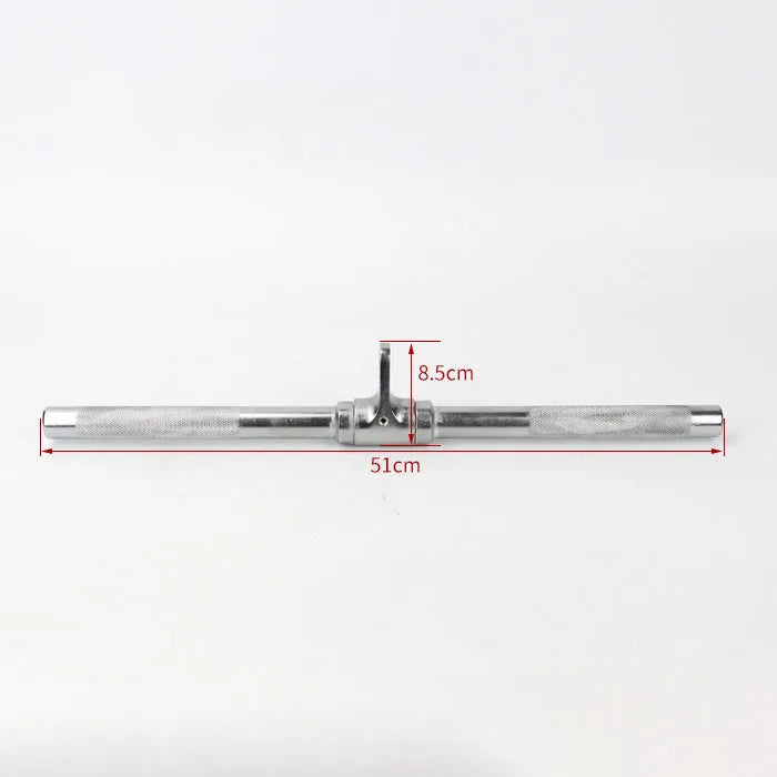 Gym Home Equipment Accessories Lat Pull Down Bar，Chrome-plated Surface Anti-rust High Load-bearing Fitness Tricep Rope Training - Sun Studio