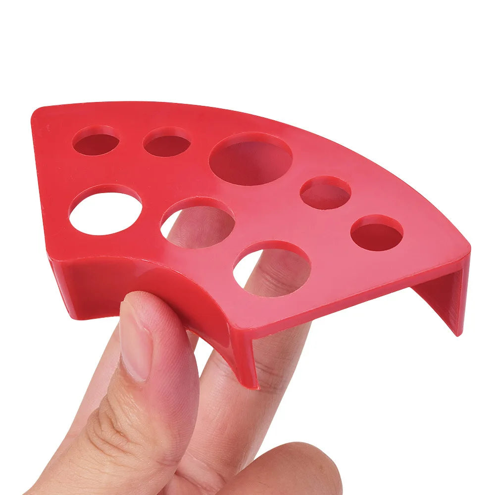 8 Holes Tattoo Ink Cup Holder Stand Makeup Accessories Random Color Trailer Supplies Tatoo Tool Pigment Brack Container - Sun Studio