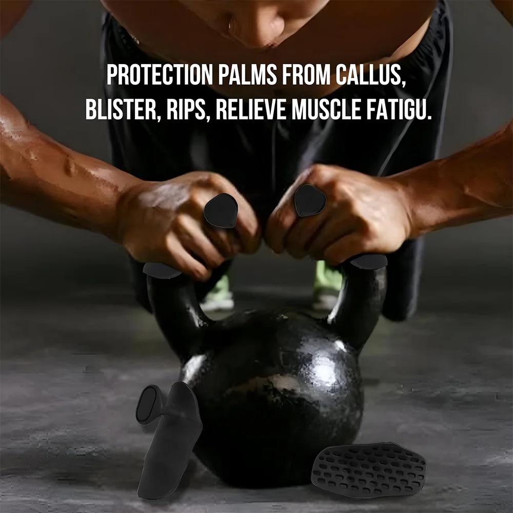 Gym Gloves Grip Strengthener Silicone Palm Grips Crosstraining Palm Grip Hand Protection for Gymnastics Weightlifting Exercise - Sun Studio