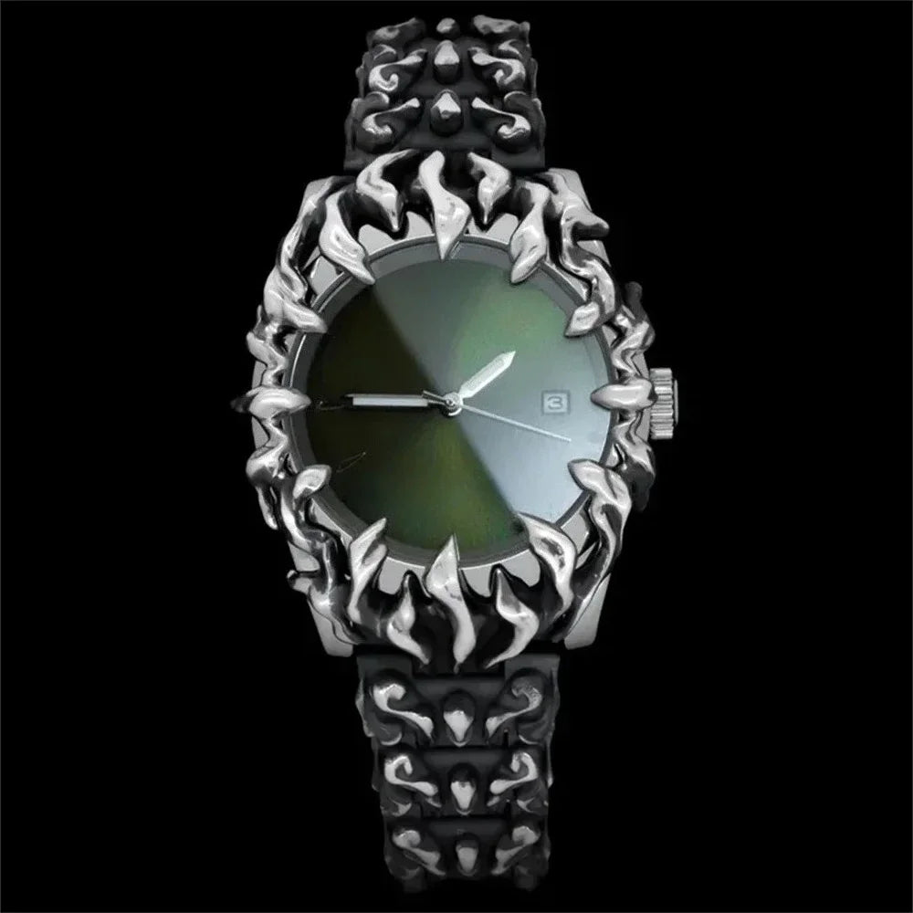 fashion heterosexual claw watch alabaster style retro Y2K European American watches special shaped advanced ins niche watches - Sun Studio