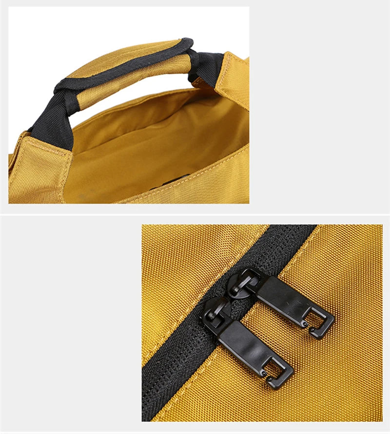 Gym Sports Bag for Men Travel Fitness Duffle Shoe Pocket Luggage Duffel Waterproof Tote Handbags Weekend Shoulder Outdoors Bag - Sun Studio