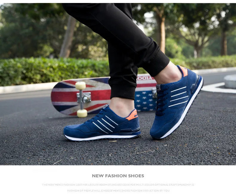 Brand Sneakers Men Outdoor Running Shoes High Quality Lace-Up Men Casual Shoes Fashion Comfortable Walking Shoes Tenis Hombres - Sun Studio