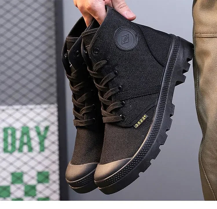 Male Shoes Hiking Outdoor Rubber Men's Boots Lace Up Original Deals Vintage In Promotion Y2k Offers Trendy 2025 Footwear New - Sun Studio