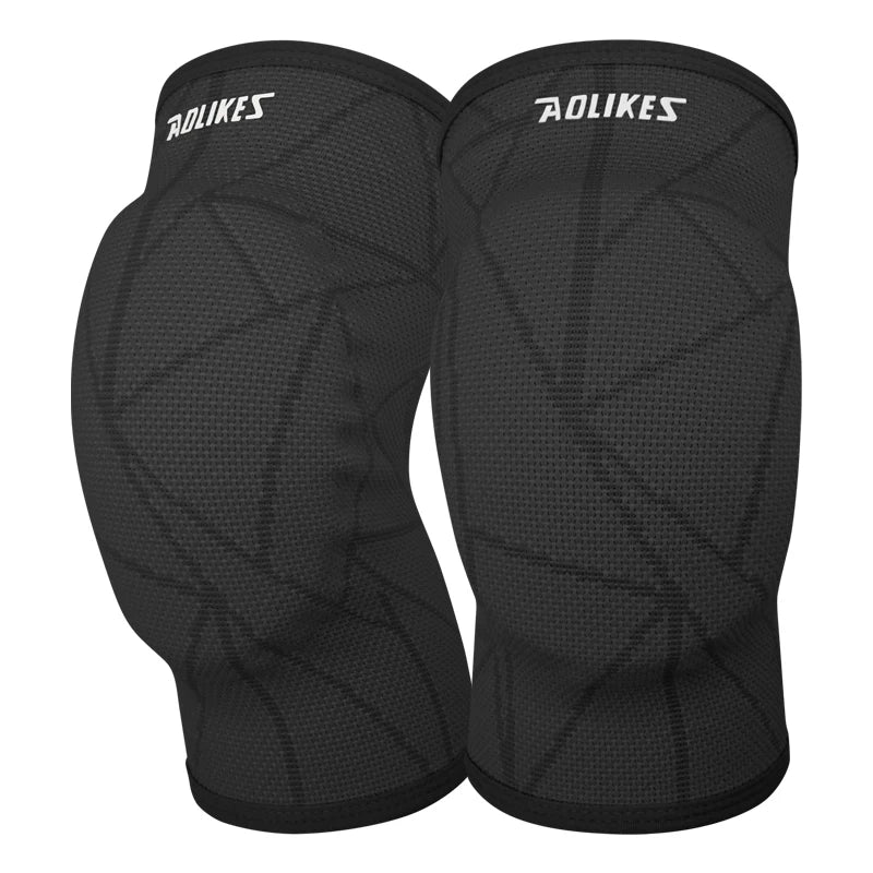 AOLIKES Volleyball Knee Pads, Knee Protector Support for Children,Teenagers,Adult,Professional Grade Knee Pads for Dance,Cycling - Sun Studio