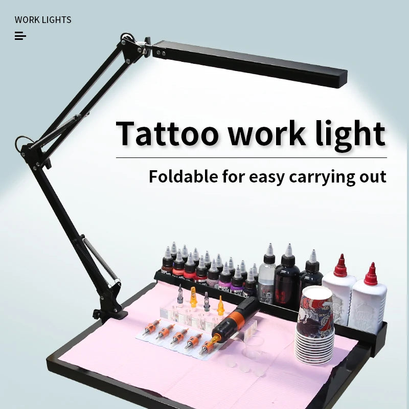 TAIDU Tattoo Adjustable angle Led Work Light 12W Steel with portable Tattoo Lighting clamp Led working lamp Tattoo Equipment - Sun Studio
