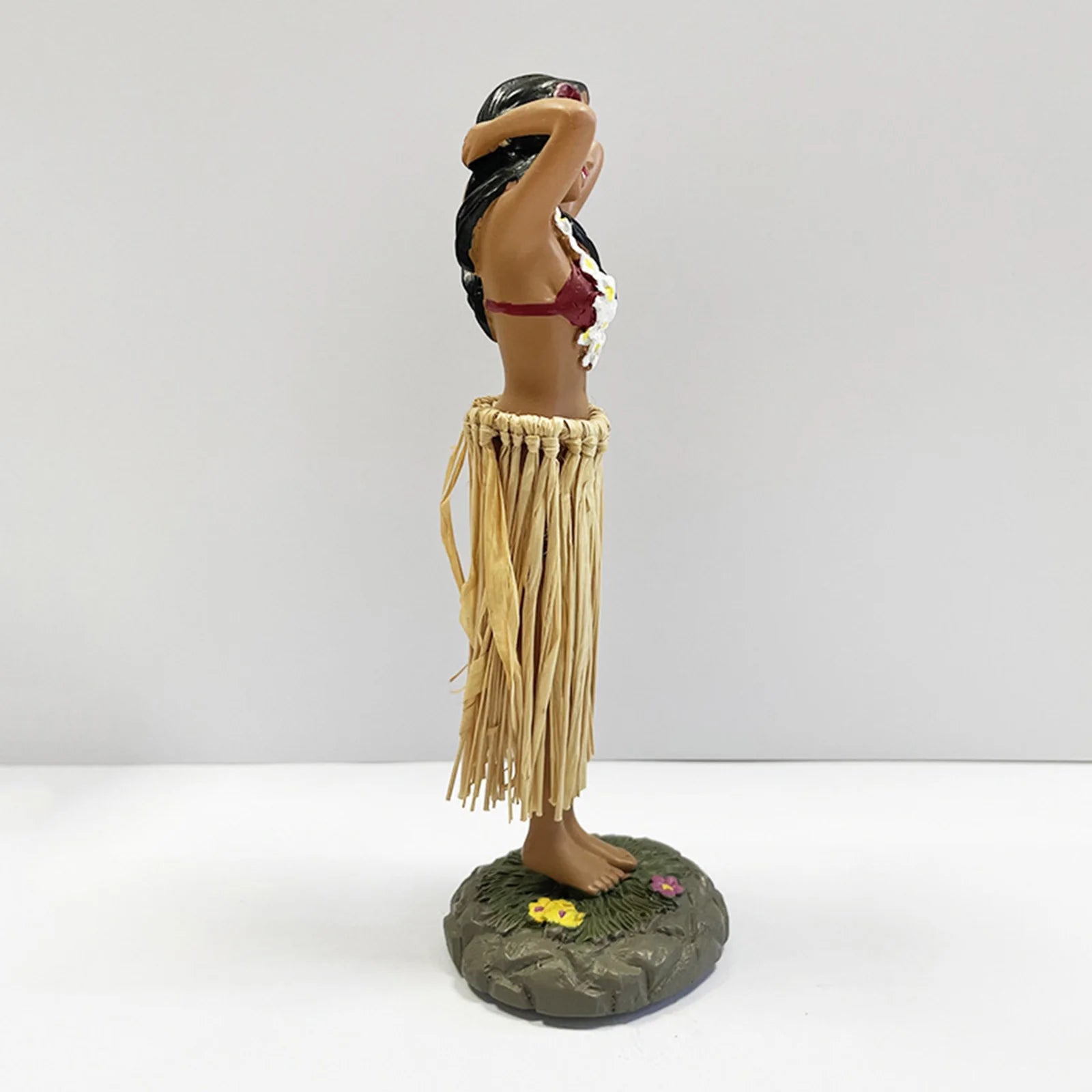 Hawaiian Hula Girl Dashboard Doll with Ukulele for Car Dashboard Collection Figurines Gifts Home Decor Mini Size Doll Dashboard - Sun Studio