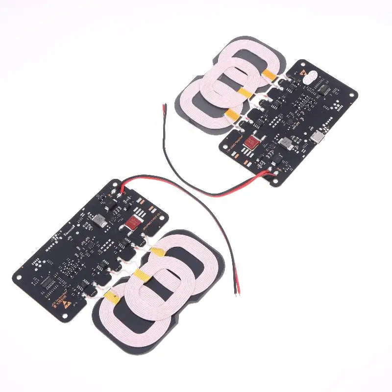 20W High-Capacity Wireless Charger for Car/Home Use; Includes Type-C Interface and 3-Coil DC9-32V Module - Sun Studio