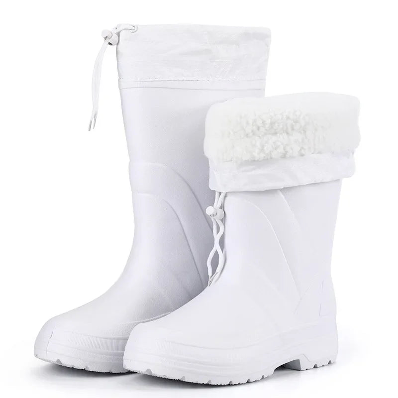 2025 New Men Rain Boots High Quality EVA Waterproof Shoes Men Platform Snow Boots Outdoor Non-slip Fishing Shoes Men Rain Shoes - Sun Studio