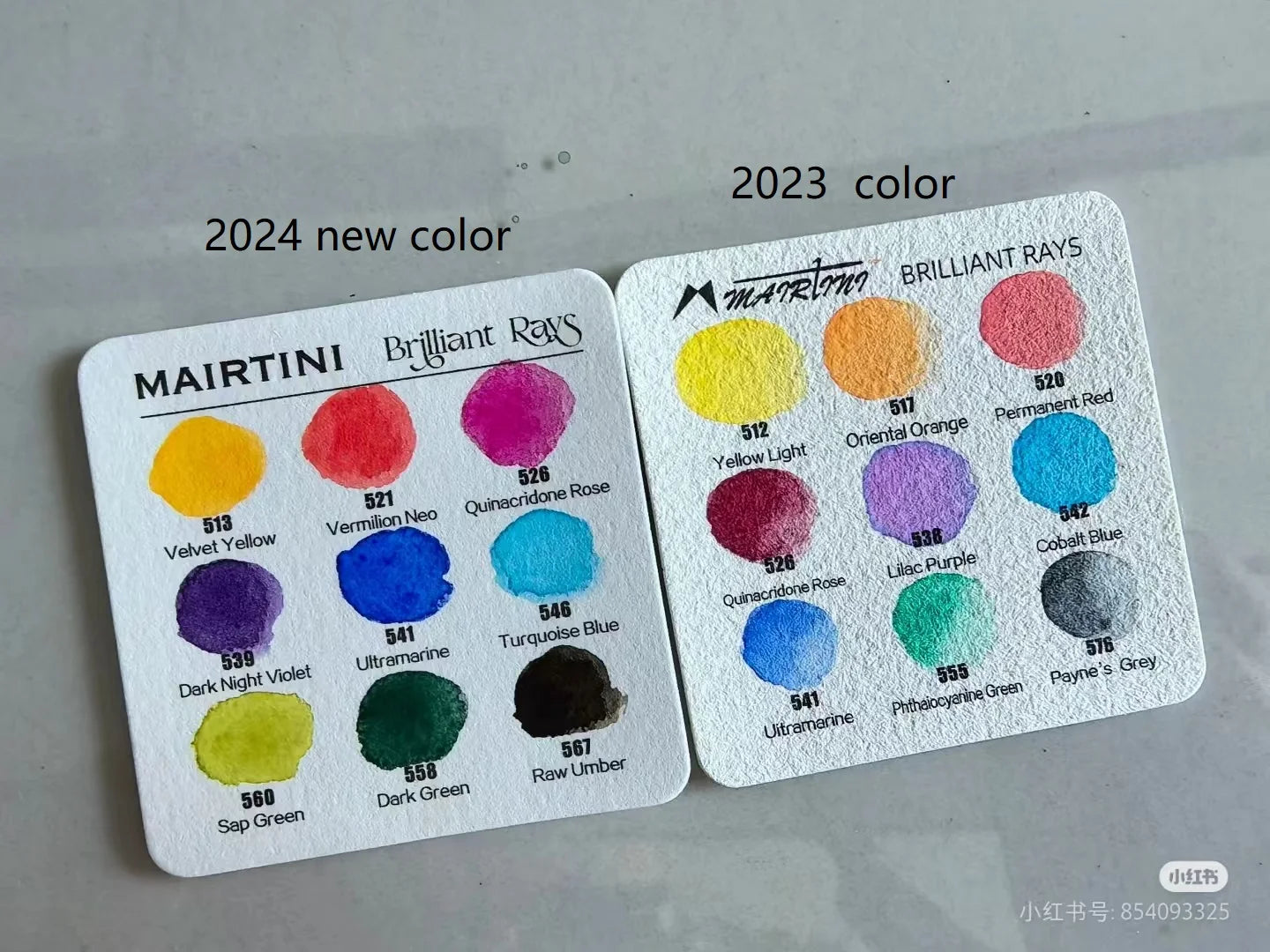 MAIRTINI Mini Travel Watercolor Set Solid Aquarell Paint 9 Colors Portable Palette Painting Tools with Brushes Art Supplies - Sun Studio
