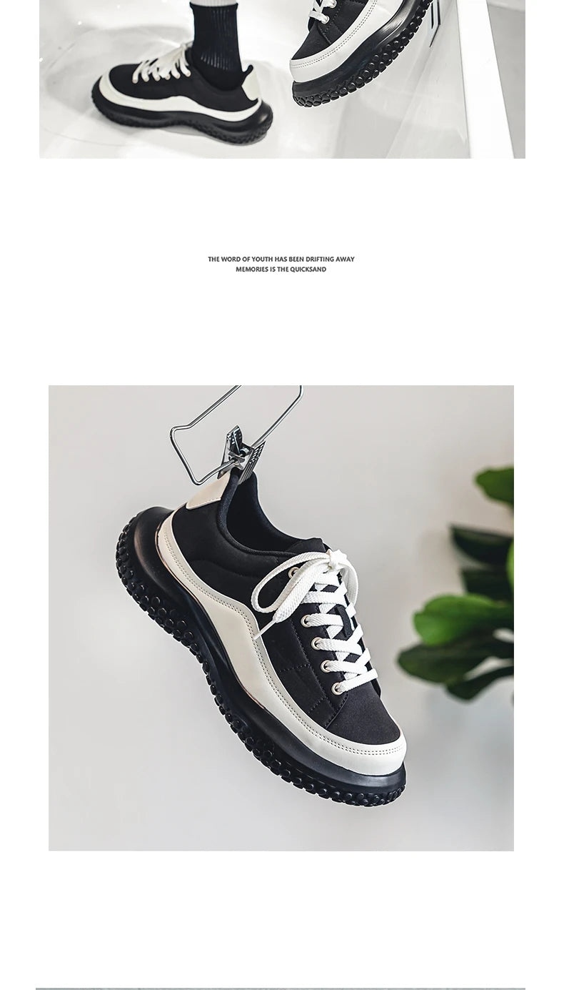 2025 Men Canvas Shoes Casual Shoes Street Fashion Youth Flat Skate Shoes Sneakers Loafers New Summer Breathable Comfortable Wild - Sun Studio