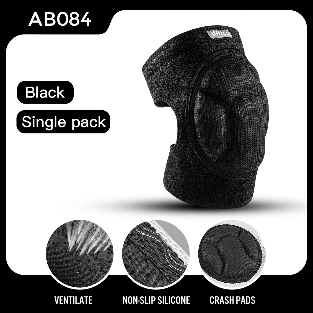 1pcs Sports Anti-collision Sponge Anti-fall Knee Pads Football Basketball Fitness Roller Skating Protective Gear Anti-fall - Sun Studio
