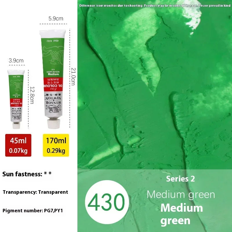 45ml Oil Paint Transparent Tube Fast Drying White Gold Silver Professional Color Painting Supplies For Artists Student Beginners - Sun Studio