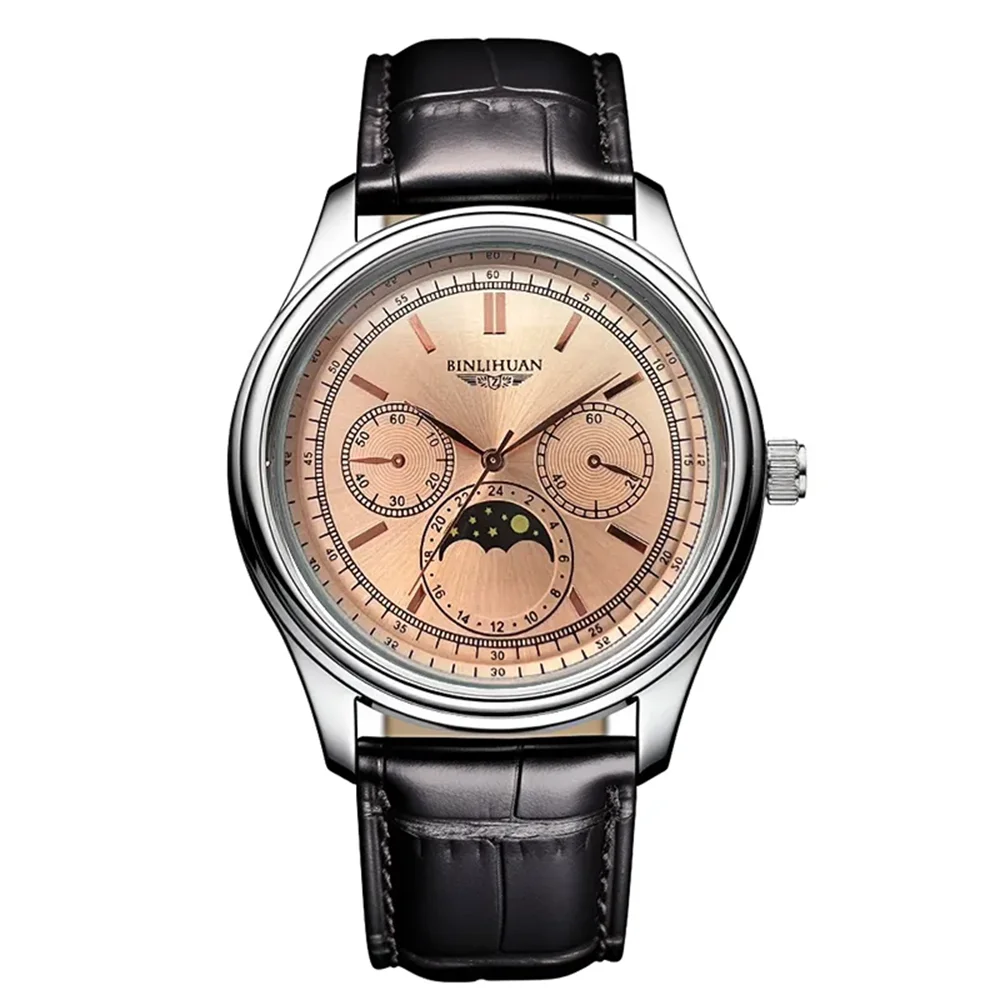 Top Brand Man Wristwatch Luxury Business Waterproof Men Watch For Men Quartz Clock Leather Men's Watches reloj+Box Men's Gift - Sun Studio