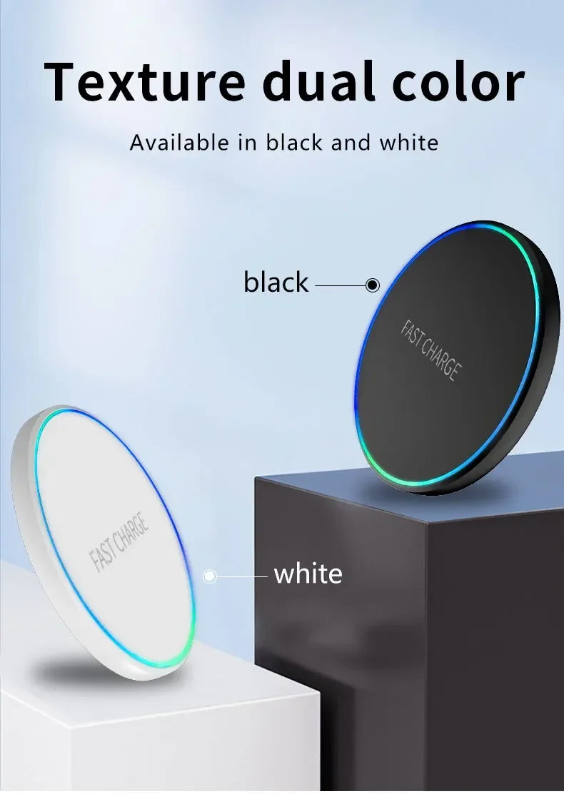 Wireless Charger For PHONE \PAD\WATCH \EarphonesInduction Fast Charging Pad Dock Station - Sun Studio