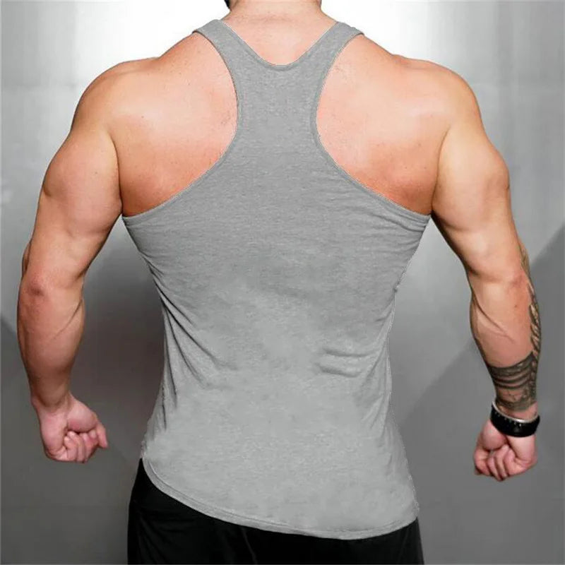 Gym Bodybuilding Muscle Shirts Summer Sleeveless Cotton Breathable Tank Tops Mens Fitness Sport Irregular Hem Hip Hop Singlets - Sun Studio